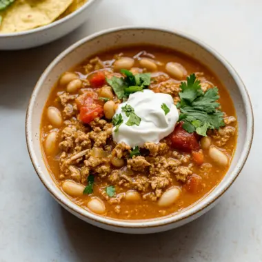 Turkey White Bean Chili