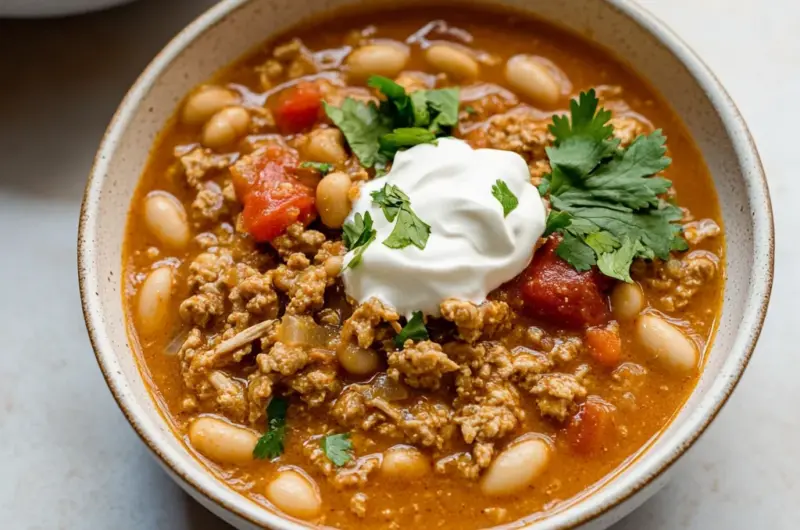 Turkey White Bean Chili