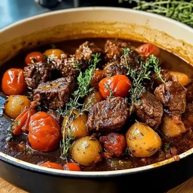 Tuscan Beef Casserole Recipe