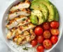 Chicken & Avocado Rice Bowl with Cherry Tomatoes