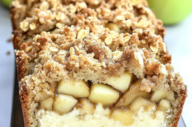 Apple Crisp Cheesecake Bread