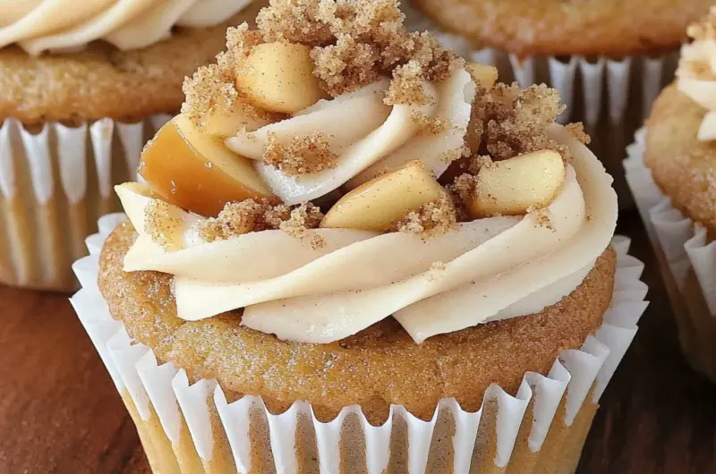 Apple Crumble Cupcakes