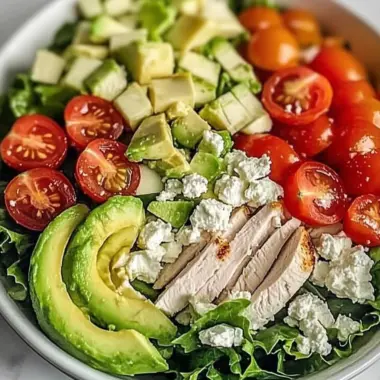 Avocado & Chicken Chopped Salad