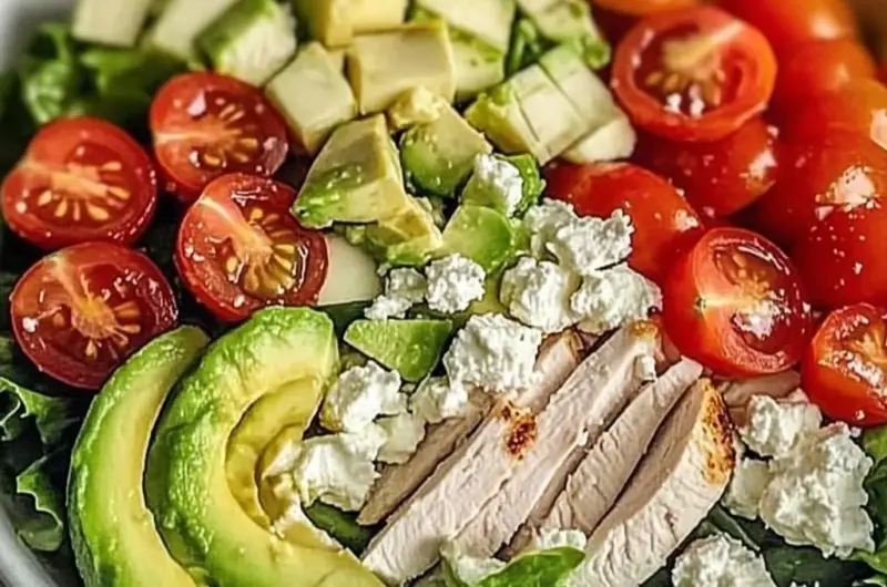 Avocado & Chicken Chopped Salad