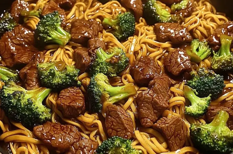 Beef, Broccoli & Noodle Stir-Fry