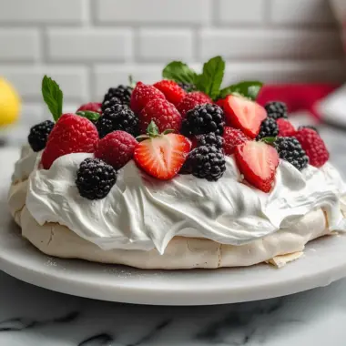 Berry Pavlova