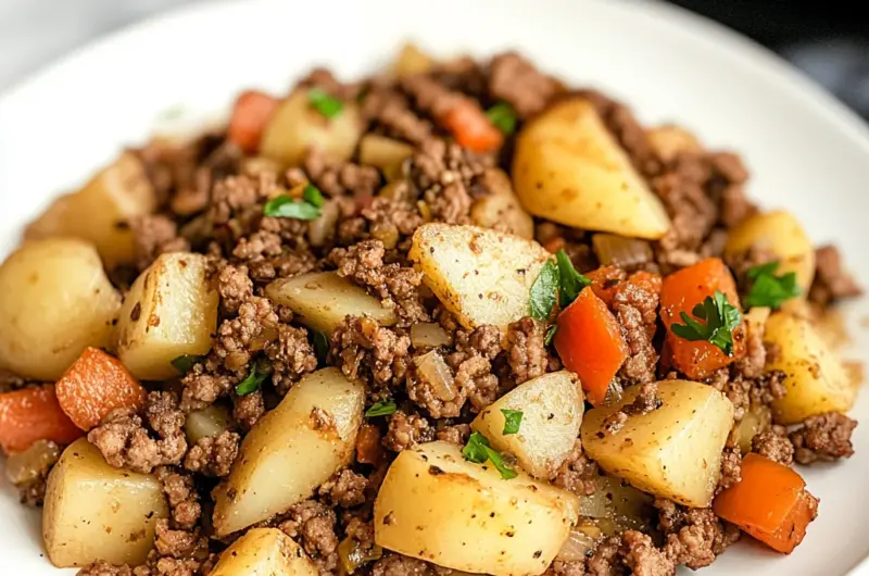Best Ground Lamb with Potatoes Recipe