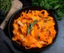 Carrot Ribbons in Rosemary Butter Sauce