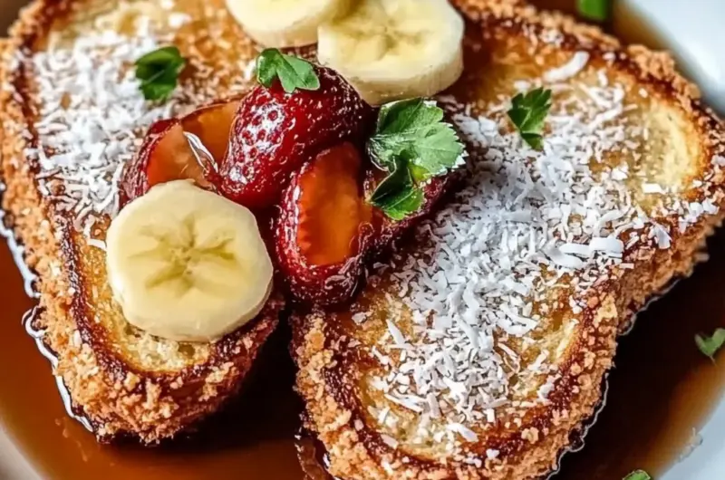 Coconut Crusted French Toast