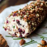 Cranberry Pecan Cheese Log