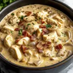 Creamy Chicken Bacon Stroganoff