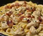 Creamy Skillet Chicken Carbonara with Bacon