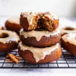 Gluten and Dairy Free Pumpkin Donuts with Maple Glaze