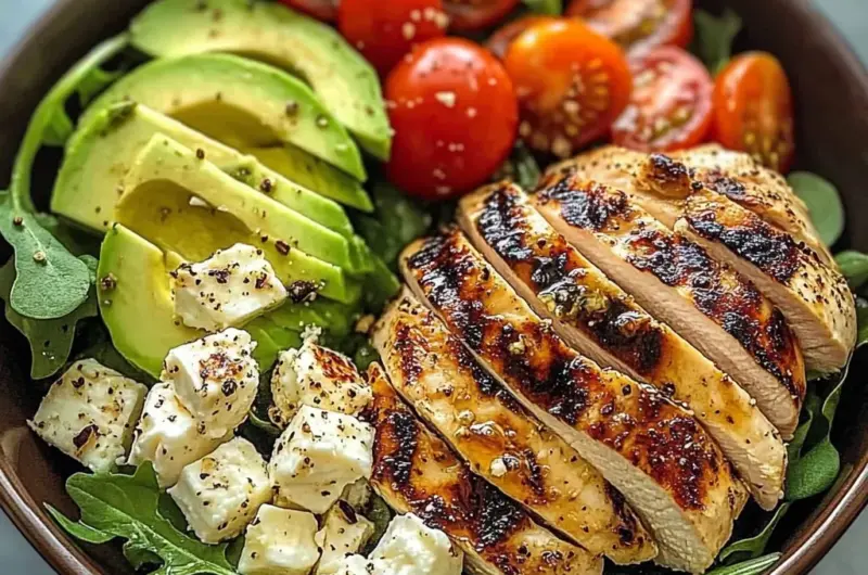 Grilled Chicken & Avocado Power Salad