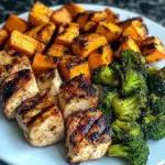 Grilled Chicken & Roasted Sweet Potato Power Plate