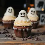 Halloween Cupcakes: Ghost Cupcakes