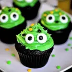 Halloween Slime Cupcakes