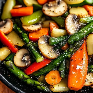 Healthy Sauteed Vegetables Recipe