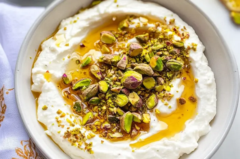 Honey and Pistachio Whipped Feta Dip