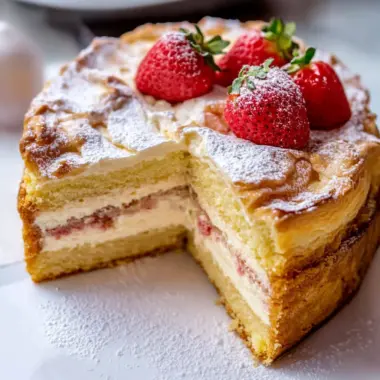 Karpatka - Polish Carpathian Mountain Cream Cake