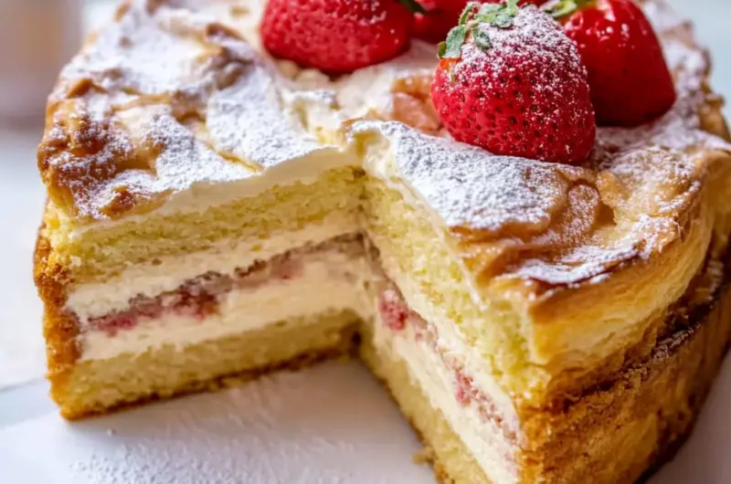 Karpatka - Polish Carpathian Mountain Cream Cake