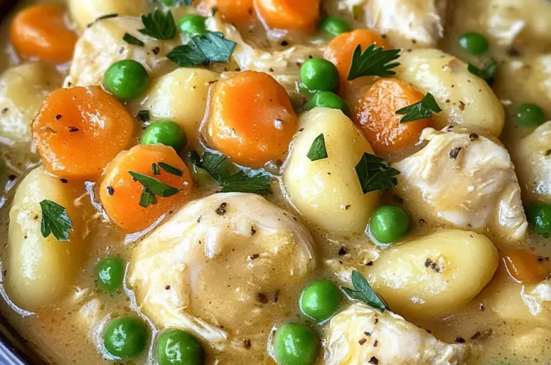 ONE POT GNOCCHI CHICKEN POT PIE