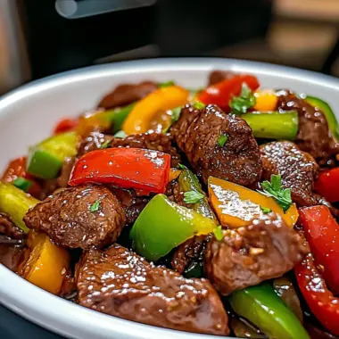 Pepper Steak in a Crock Pot