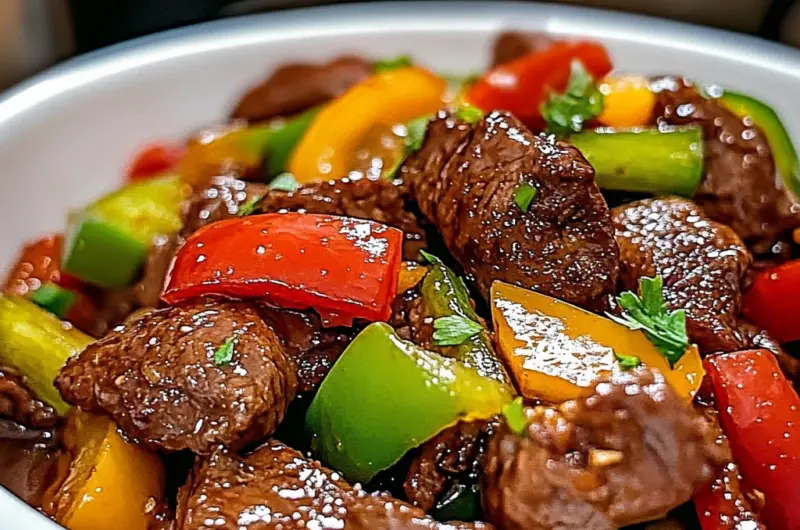 Pepper Steak in a Crock Pot