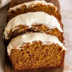Pumpkin Bread with Cream Cheese Frosting Recipe
