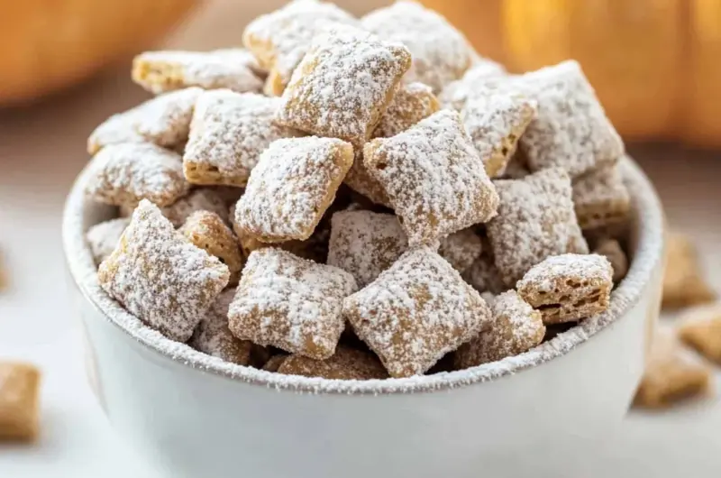 Pumpkin Spice Puppy Chow