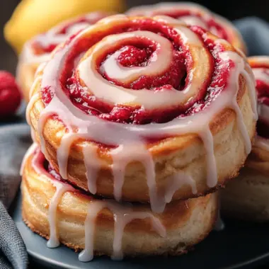 Raspberry Cinnamon Rolls