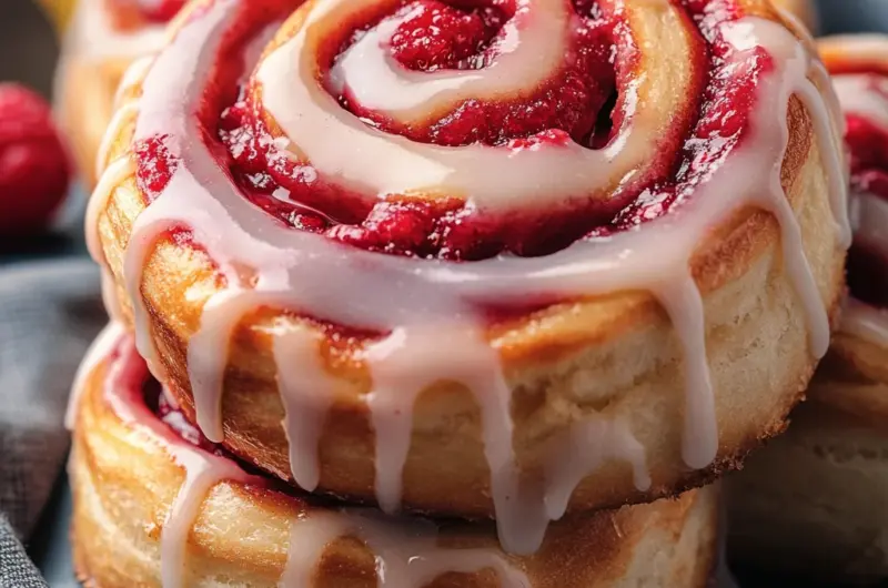 Raspberry Cinnamon Rolls