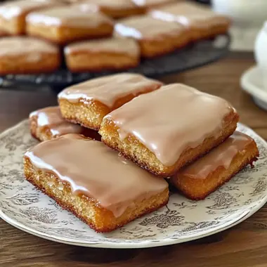 Soft Baked Maple Donut Bars