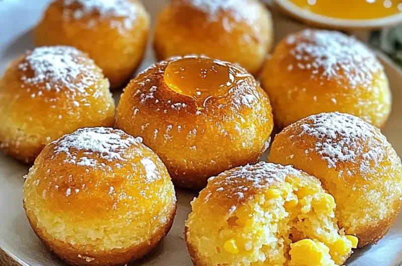 Southern-Style Honey Butter Cornbread Poppers
