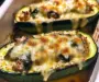 Spinach Mushroom and Ricotta Stuffed Zucchini