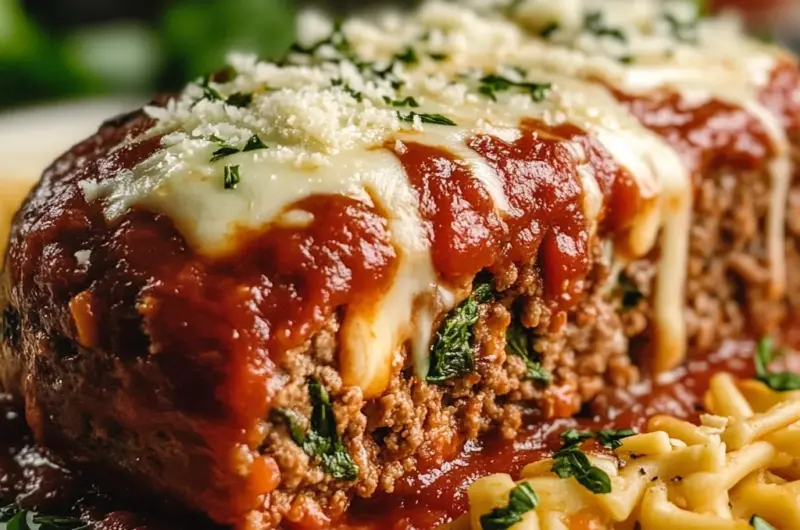 Stuffed Italian Meatloaf
