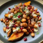 Sweet Potato with Butter Beans Crunch