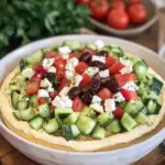 7 Layer Greek Hummus Dip