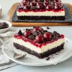 Black Forest Cheesecake Bars