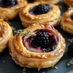 Blackberry Brie Pastry Swirls