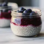 Blueberry Coconut Chia Seed Pudding