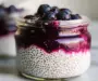 Blueberry Coconut Chia Seed Pudding