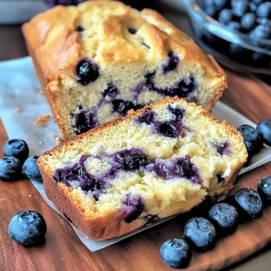 Blueberry Cream Cheese Bread