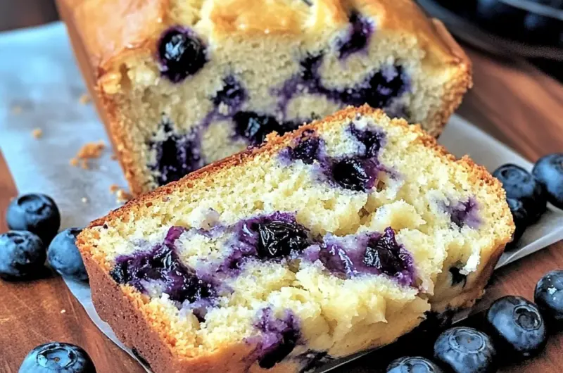 Blueberry Cream Cheese Bread