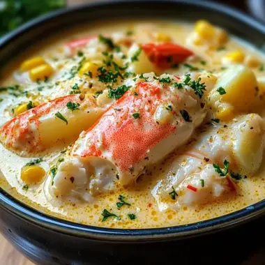 Bobby Flay's Crab & Corn Chowder Recipe