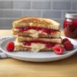 Brie & Raspberry Jam Grilled Cheese Sandwich