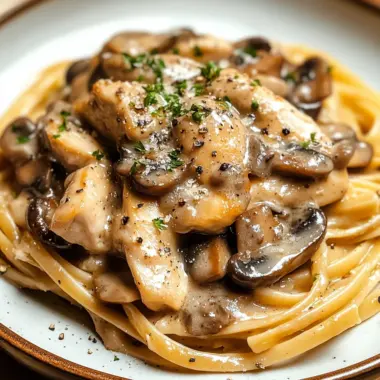 Chicken Marsala Pasta