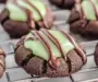 Chocolate Mint Thumbprint Cookies