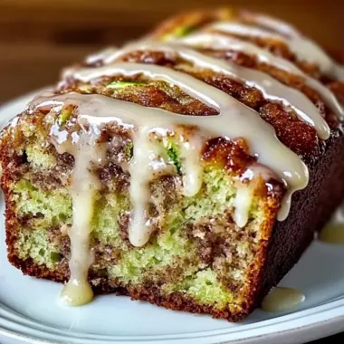 Cinnamon Roll Zucchini Bread