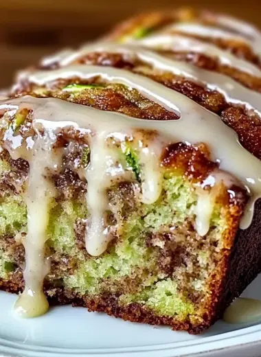 Cinnamon Roll Zucchini Bread
